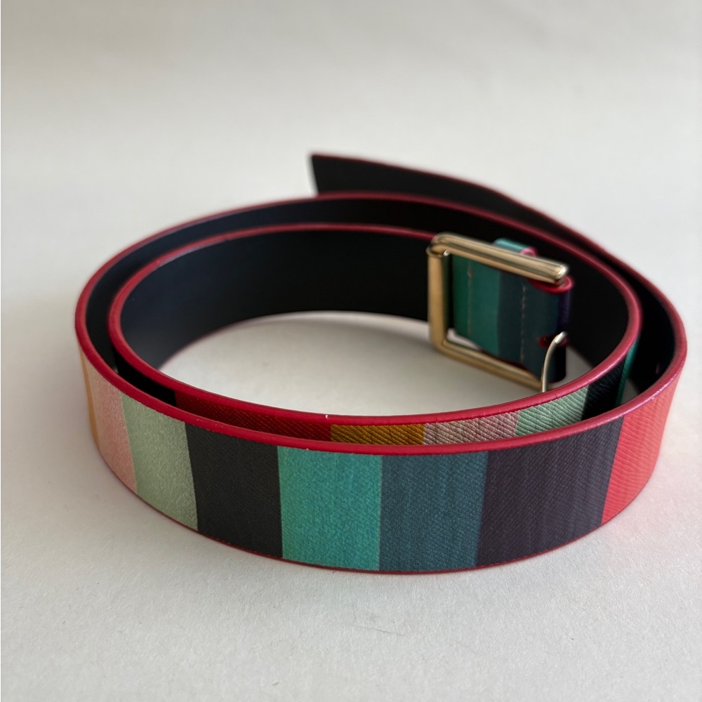 Paul Smith signature stripe belt